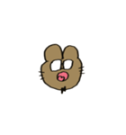 ほうじ茶の顔スタンプ▼（個別スタンプ：36）