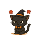 黒猫にゃんたの毎日スタンプ（個別スタンプ：3）