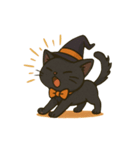 黒猫にゃんたの毎日スタンプ（個別スタンプ：5）