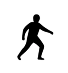 [アレンジ用]犯人かもね黒い人1（個別スタンプ：8）