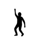 [アレンジ用]犯人かもね黒い人1（個別スタンプ：9）