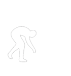 [アレンジ用]白い影の男1（個別スタンプ：5）