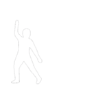 [アレンジ用]白い影の男1（個別スタンプ：10）