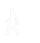 [アレンジ用]白い影の男1（個別スタンプ：12）