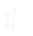 [アレンジ用]白い影の男2（個別スタンプ：9）