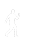 [アレンジ用]白い影の男2（個別スタンプ：11）
