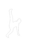 [アレンジ用]白い影の男2（個別スタンプ：12）