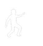 [アレンジ用]白い影の男2（個別スタンプ：16）