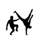 [アレンジ用]組体操な二人2（個別スタンプ：2）