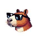 シュールでかわいいカピバラのスタンプ（個別スタンプ：9）