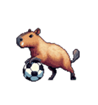 シュールでかわいいカピバラのスタンプ（個別スタンプ：19）