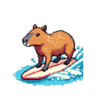 シュールでかわいいカピバラのスタンプ（個別スタンプ：26）