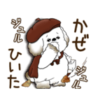 犬さん 2025 「ベレー帽さん」秋（個別スタンプ：15）