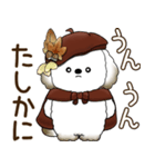 犬さん 2025 「ベレー帽さん」秋（個別スタンプ：24）