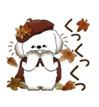 犬さん 2025 「ベレー帽さん」秋（個別スタンプ：31）