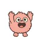 ふわふわモンスター気分パレード（個別スタンプ：3）