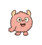 ふわふわモンスター気分パレード（個別スタンプ：4）