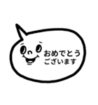 ♥仕事用シンプルモノトーンお返事スタンプ（個別スタンプ：38）