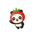 パンダいちごちゃん（個別スタンプ：2）