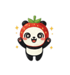 パンダいちごちゃん（個別スタンプ：4）
