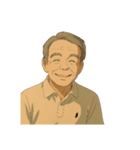 あの最高アニメ風オジさんのイケてる画像集（個別スタンプ：1）