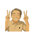 あの最高アニメ風オジさんのイケてる画像集（個別スタンプ：27）