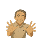 あの最高アニメ風オジさんのイケてる画像集（個別スタンプ：36）