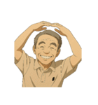 あの最高アニメ風オジさんのイケてる画像集（個別スタンプ：37）