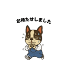 日常会話で大活躍！可愛いオーバーオール犬（個別スタンプ：2）