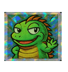 日輪イグアナのスタンプ集@SFW（個別スタンプ：1）