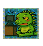 日輪イグアナのスタンプ集@SFW（個別スタンプ：16）