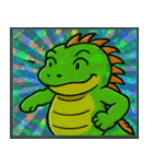 日輪イグアナのスタンプ集@SFW（個別スタンプ：24）