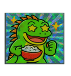 日輪イグアナのスタンプ集@SFW（個別スタンプ：25）