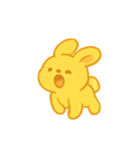 ふわふわうさぎの毎日ハッピー（個別スタンプ：6）