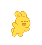 ふわふわうさぎの毎日ハッピー（個別スタンプ：10）