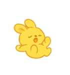 ふわふわうさぎの毎日ハッピー（個別スタンプ：14）