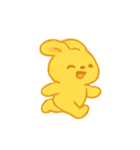ふわふわうさぎの毎日ハッピー（個別スタンプ：16）