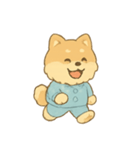 柴犬パジャマの遊び時間（個別スタンプ：5）