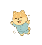 柴犬パジャマの遊び時間（個別スタンプ：10）