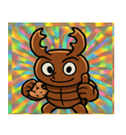 炎角クワガタのスタンプ集@SFW（個別スタンプ：5）