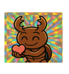 炎角クワガタのスタンプ集@SFW（個別スタンプ：9）