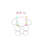 ましゅまろわんこの文字入りスタンプ（個別スタンプ：6）