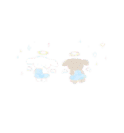 ましゅまろわんこの文字入りスタンプ（個別スタンプ：15）