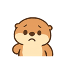 ごきげんカワウソ 気分パレード（個別スタンプ：3）