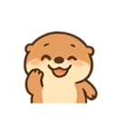 ごきげんカワウソ 気分パレード（個別スタンプ：6）