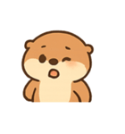 ごきげんカワウソ 気分パレード（個別スタンプ：14）