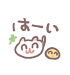 ポメラニアンもち -もちが描いたよ-（個別スタンプ：4）