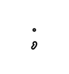 手描きヘタ字 (大文字アルファベット Ver.)（個別スタンプ：35）