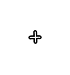 手描きヘタ字 (大文字アルファベット Ver.)（個別スタンプ：39）