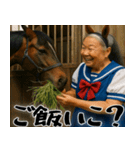 ウマ祖母(シニアダービー！毎日使えて便利)（個別スタンプ：12）